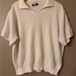 Women’s Vintage Lord Isaacs Short Sleeve Knit Collared Sweater 1x Grandmacore